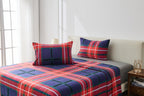 Ferdi Tartan Check Multi Soft Touch Printed Sheet Set