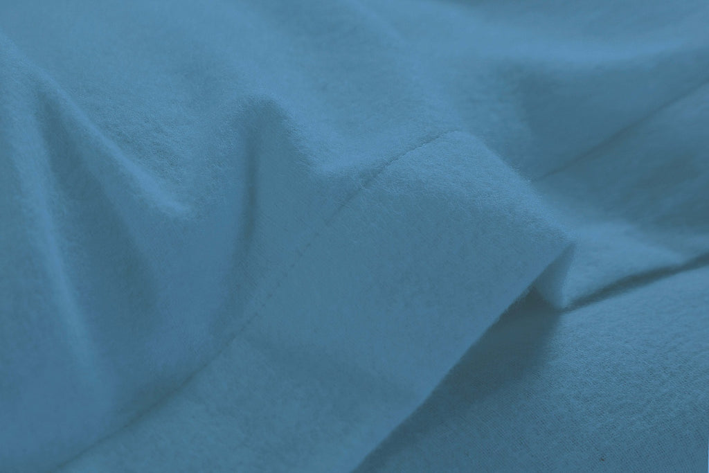 100% Brushed Cotton Flannelette Pair of Pillow Cases | 10 Colours