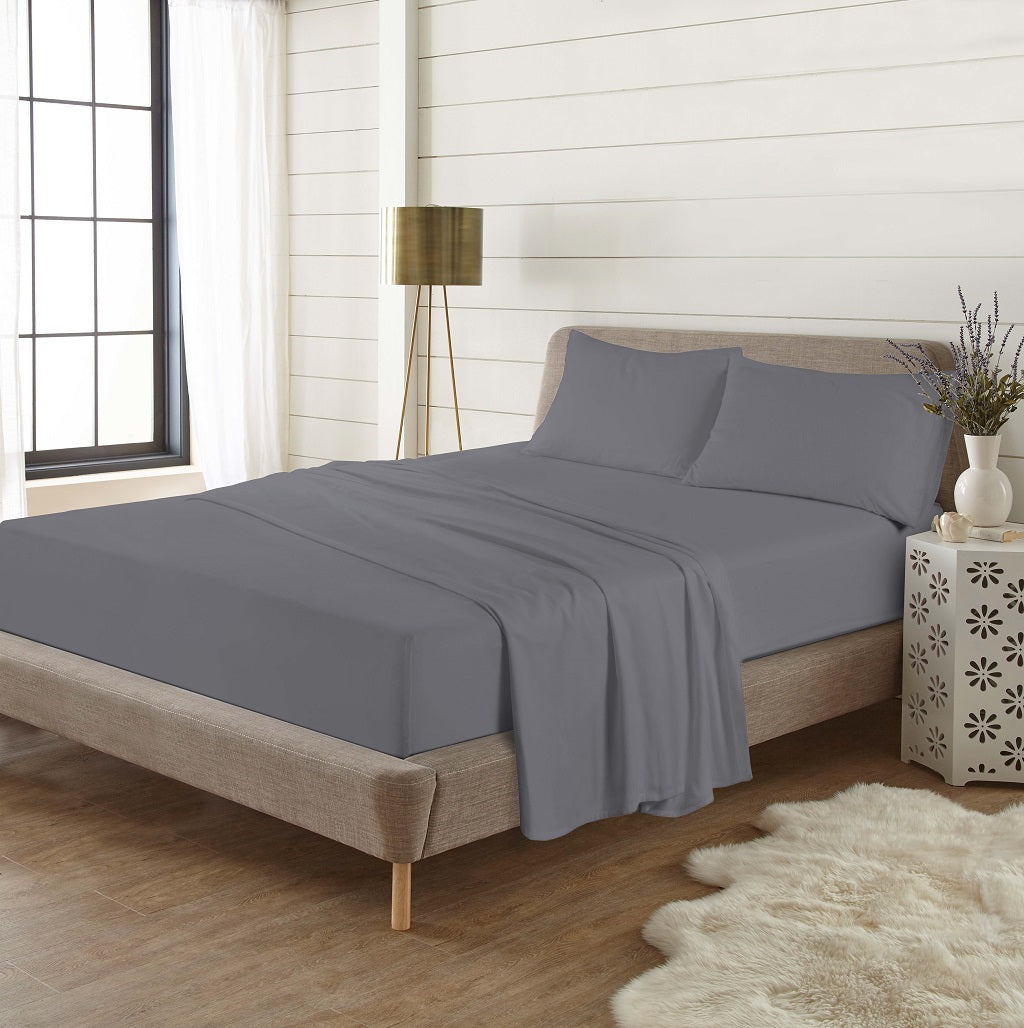 100% Brushed Cotton Flannelette Flat Sheet | 10 Colours