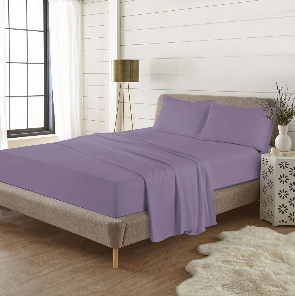 100% Brushed Cotton Flannelette Flat Sheet | 10 Colours