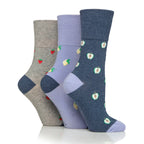 Women Fruit Gentle Grip Cotton Rich Socks