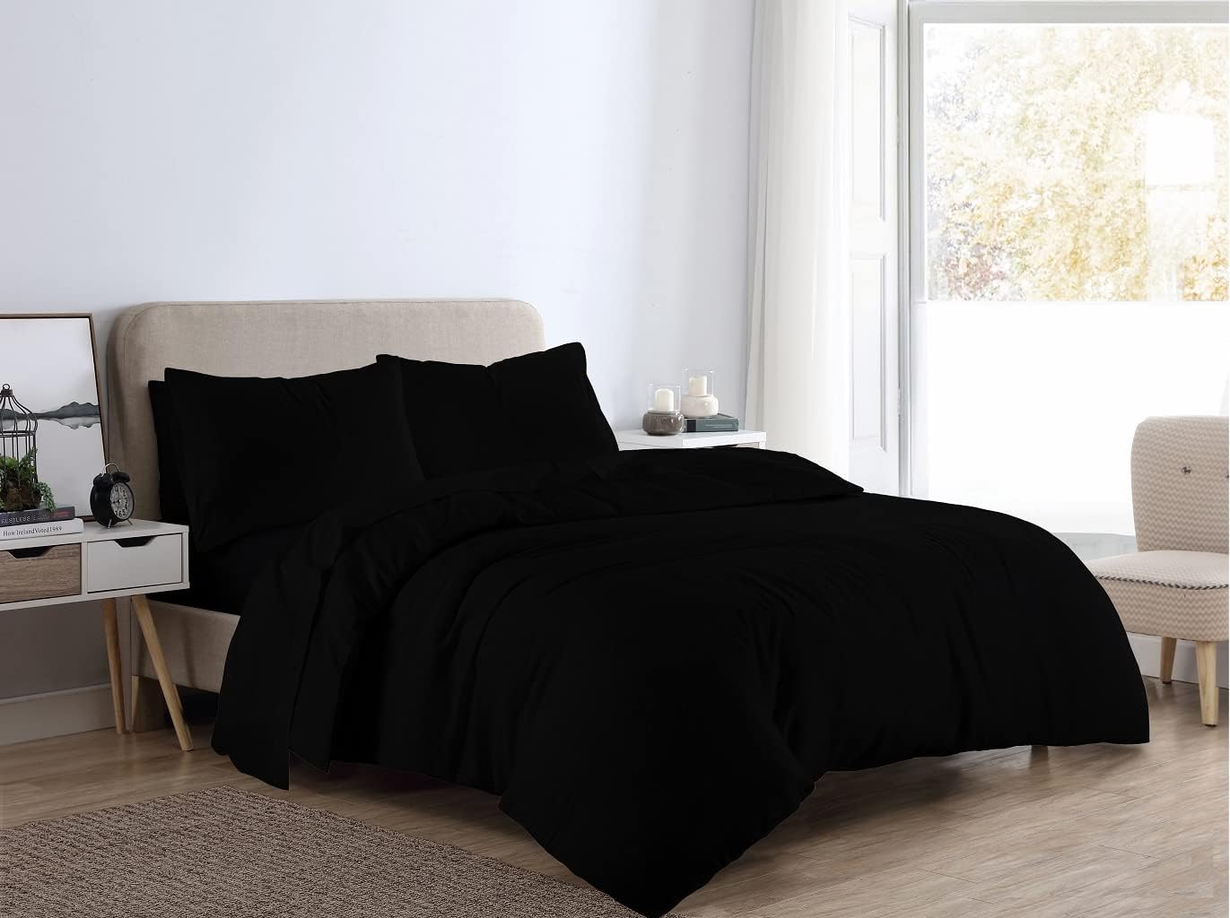 Flannelette Plain Duvet Cover Set | 10 Colours