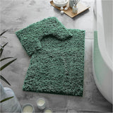 Zero Twist Non Slip Bath Mat Set  | 12 Colours Available
