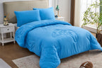 Kids Gamer Blue Coverless TOG 10.5 Quilt & Pillow Set