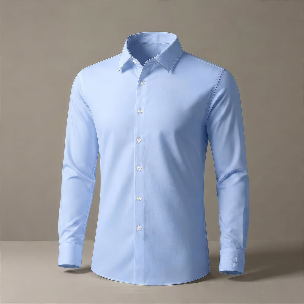 Girls Blue School Blouse Long Sleeve