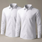 Pack of 2 Girls White School Blouse Long Sleeve