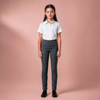 Pack of 2 Grey Jersey Pull-On School Trousers – Full Elasticated Waist