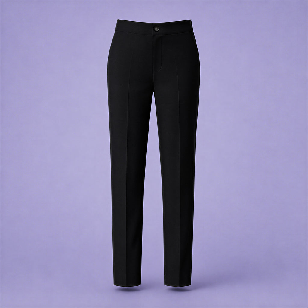 Black School Uniform Trousers – Adjustable Waist, Regular Fit