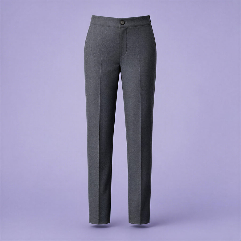 Grey School Uniform Trousers – Adjustable Waist, Regular Fit