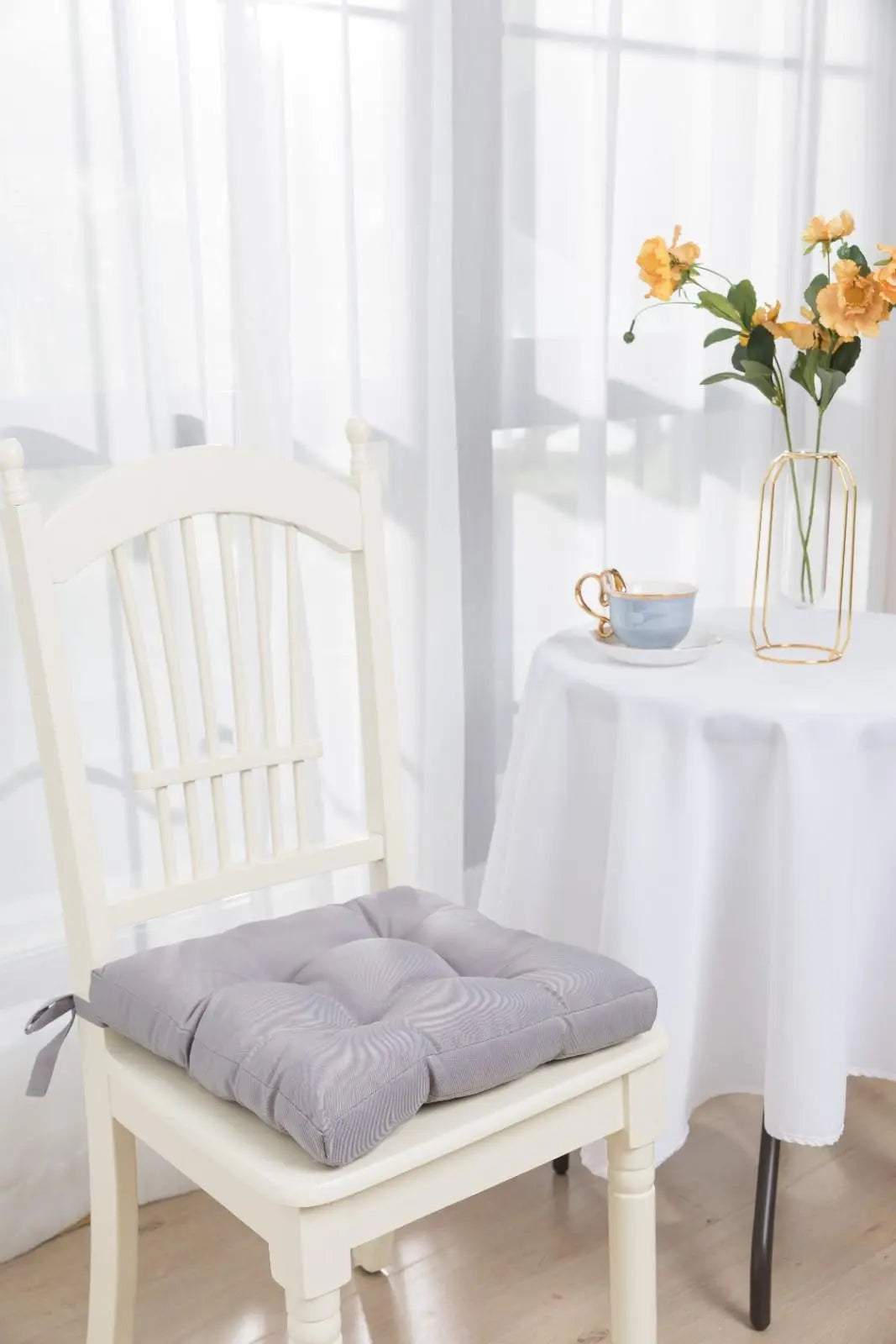 chair seat cushions grey