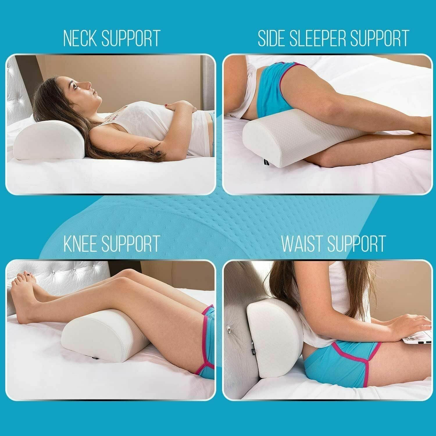 Orthopaedic Half-Moon Cushion Pillow