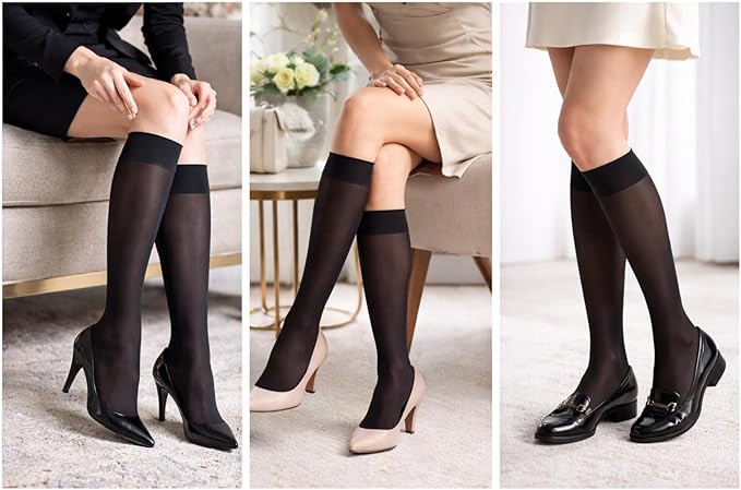 Women’s Knee High Pop Socks| 3 Colours