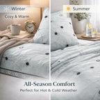 Kona Printed Complete Set | Duvet Cover + Fitted Sheet + Pillowcases