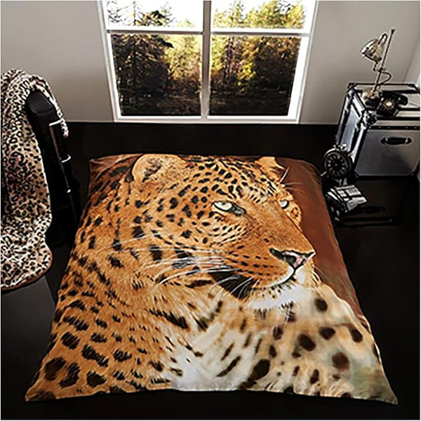 3D Leopard Printed Animal Throws