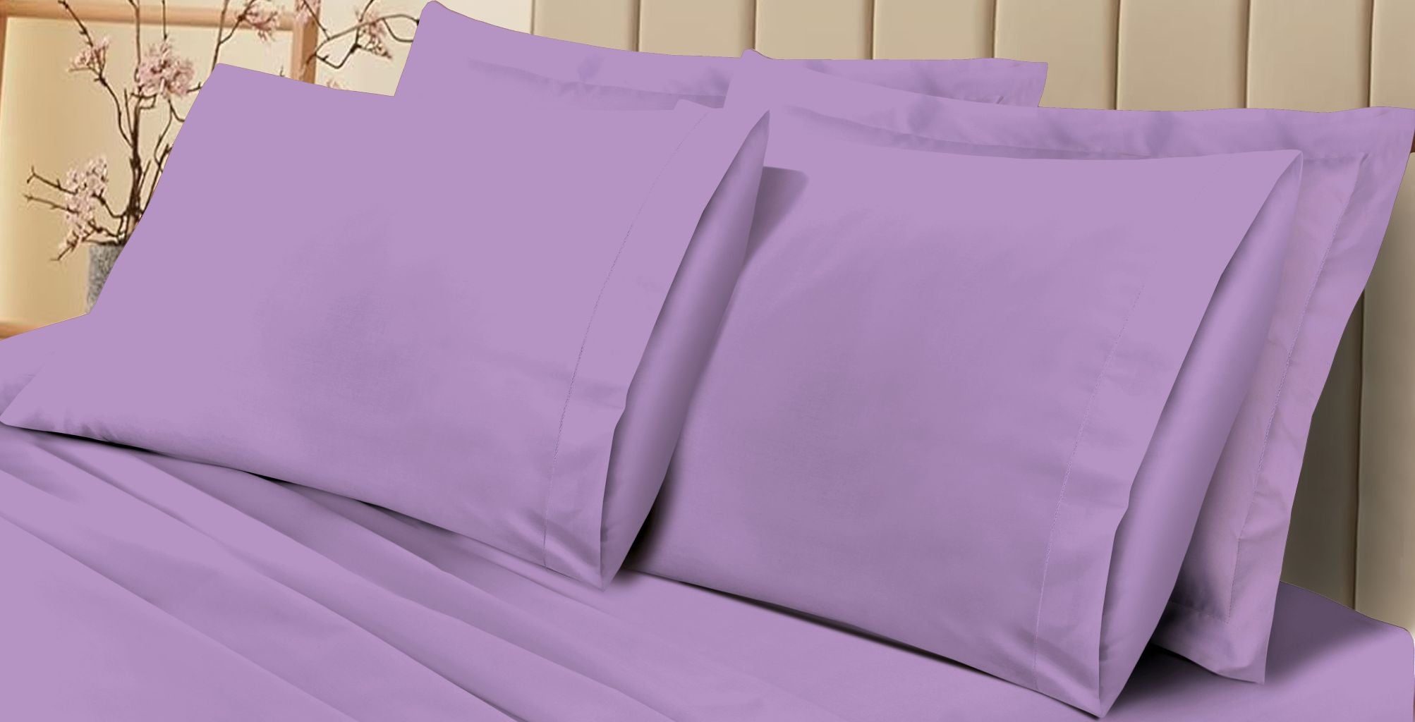 180TC Percale Poly Cotton Pillow Cases | Pack of 4 | 14 Colours