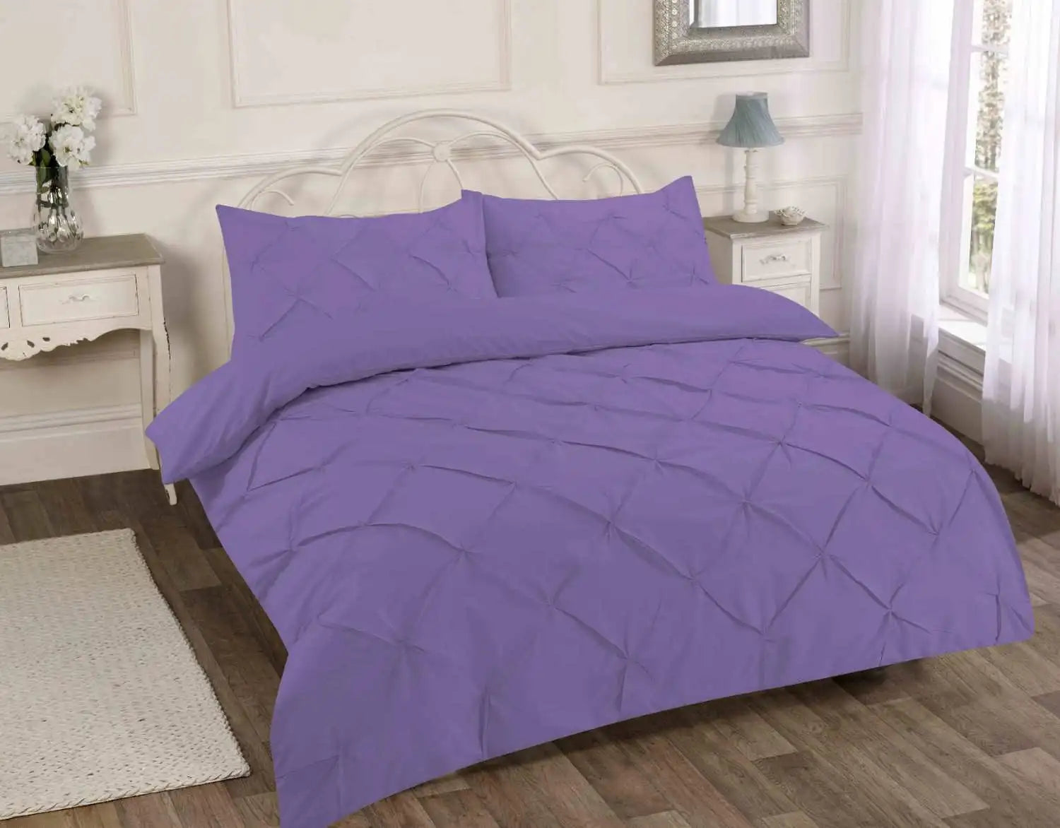 Alexander Pintuck Duvet set lilac