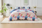Liza Soft Touch Printed Duvet Cover Set