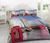 london 3d printed duvet cover