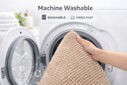 Shaggy Chenille Loop 2 Pcs Bath Mat Set | 7 Colours
