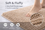 Shaggy Chenille Loop 2 Pcs Bath Mat Set | 7 Colours