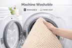 Shaggy Chenille Loop 2 Pcs Bath Mat Set | 7 Colours