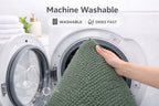 Shaggy Chenille Loop 2 Pcs Bath Mat Set | 7 Colours