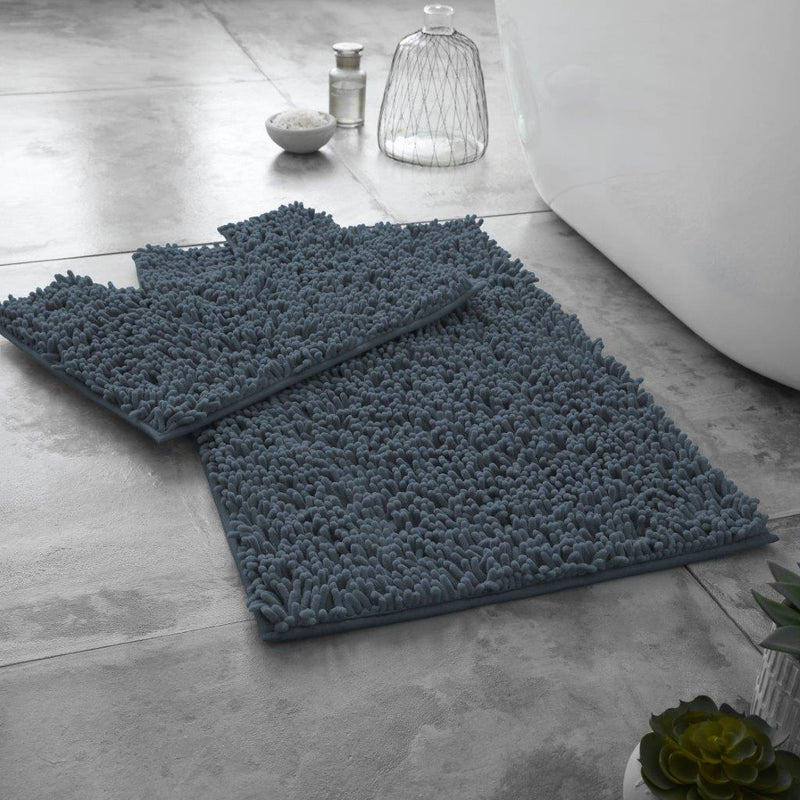 Loop Non Slip Bath Mat Set   | 15 Colours Available