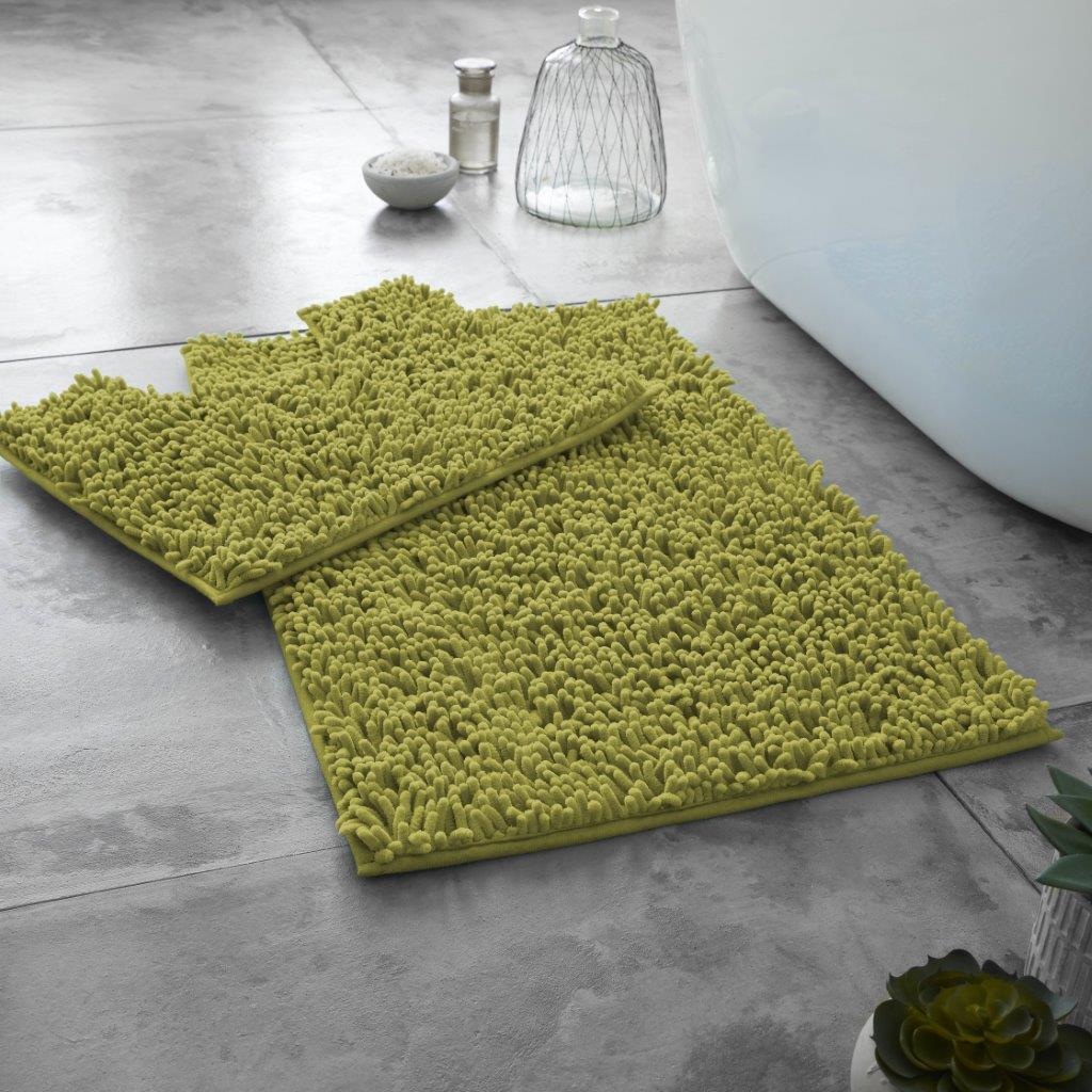 Loop Non Slip Bath Mat Set   | 15 Colours Available
