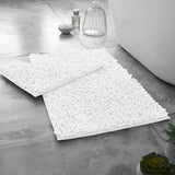 Loop Non Slip Bath Mat Set   | 15 Colours Available