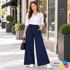 Plain Palazzo Trousers | 12 Colours