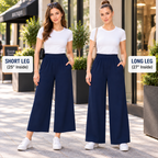 Plain Palazzo Trousers | 12 Colours