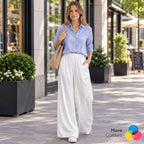 Satin Palazzo Trousers | 4 Colours
