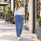 Ribbed Corduroy Pull-On Trousers | 6 Colours