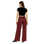 Metallic Glitter Jersey Palazzo Trousers | 7 Colours