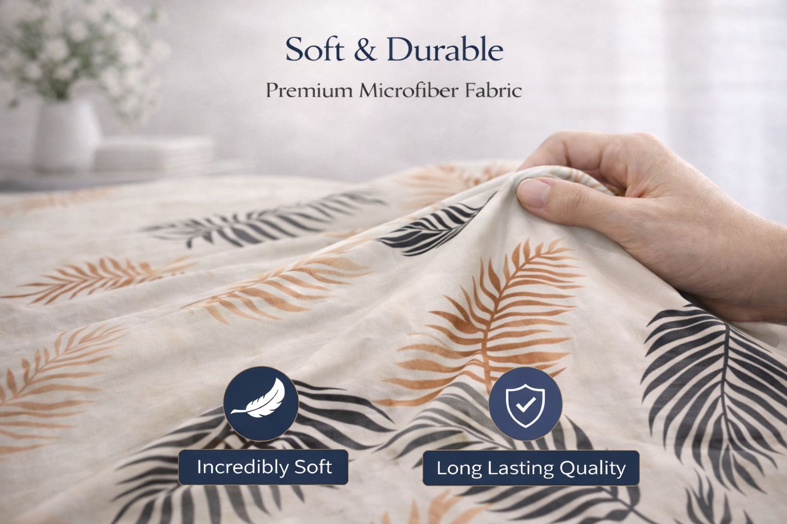 Minka Printed Complete Set | Duvet Cover + Fitted Sheet + Pillowcases
