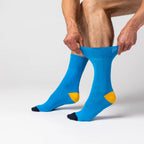 Men’s Modern Hue Colourburst Gentle Grip Cotton Rich Socks