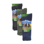 Men’s Thermal Merino Wool Boot Socks | Size 6 - 11 | 6 Pairs
