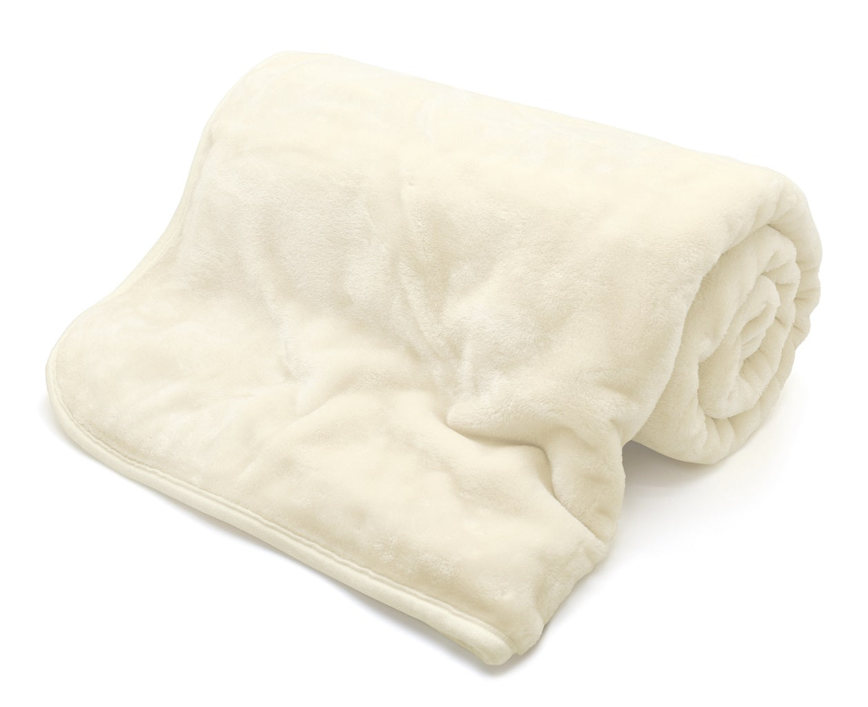 faux fur mink throw cream
