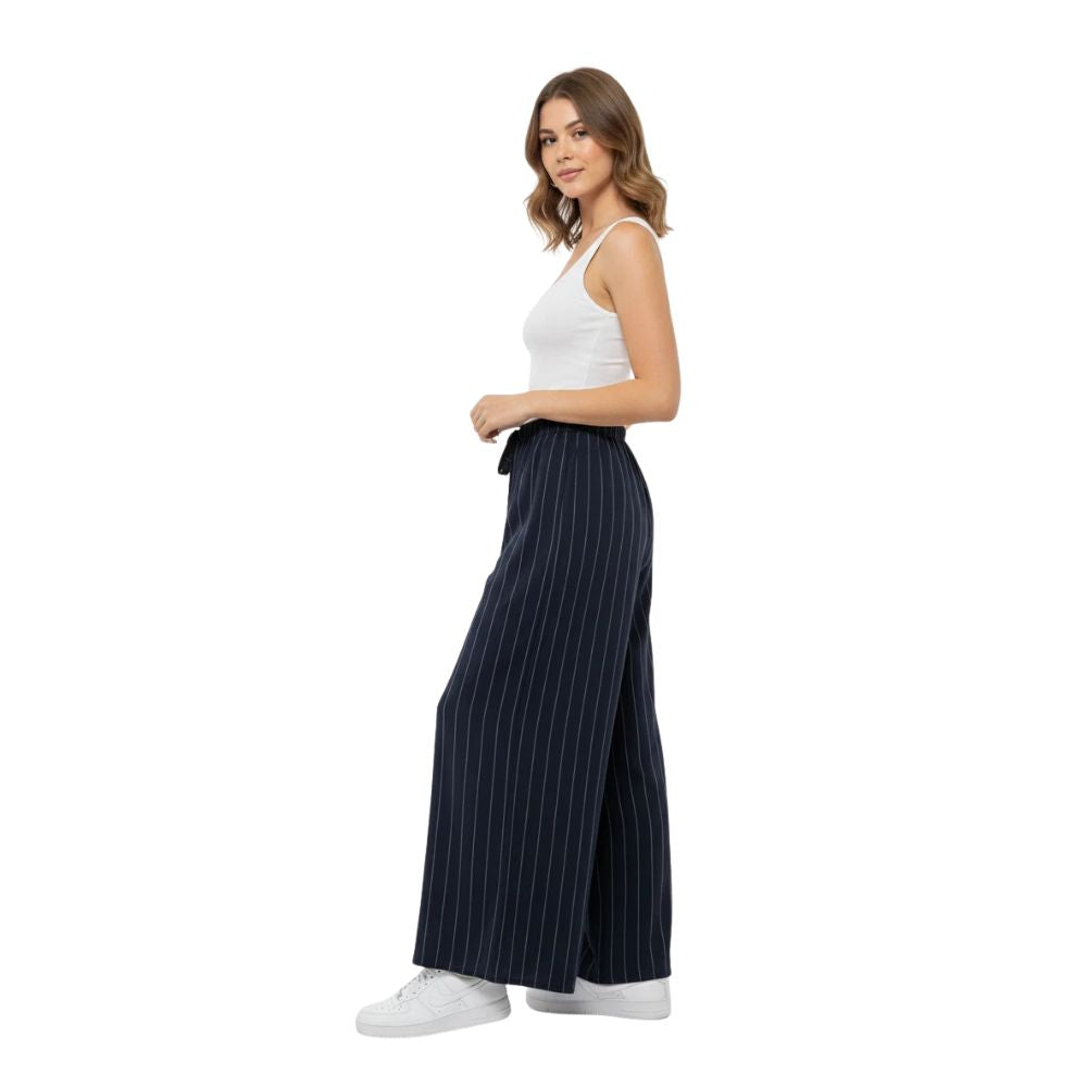 Striped Jersey Palazzo Trousers | 5 Colours