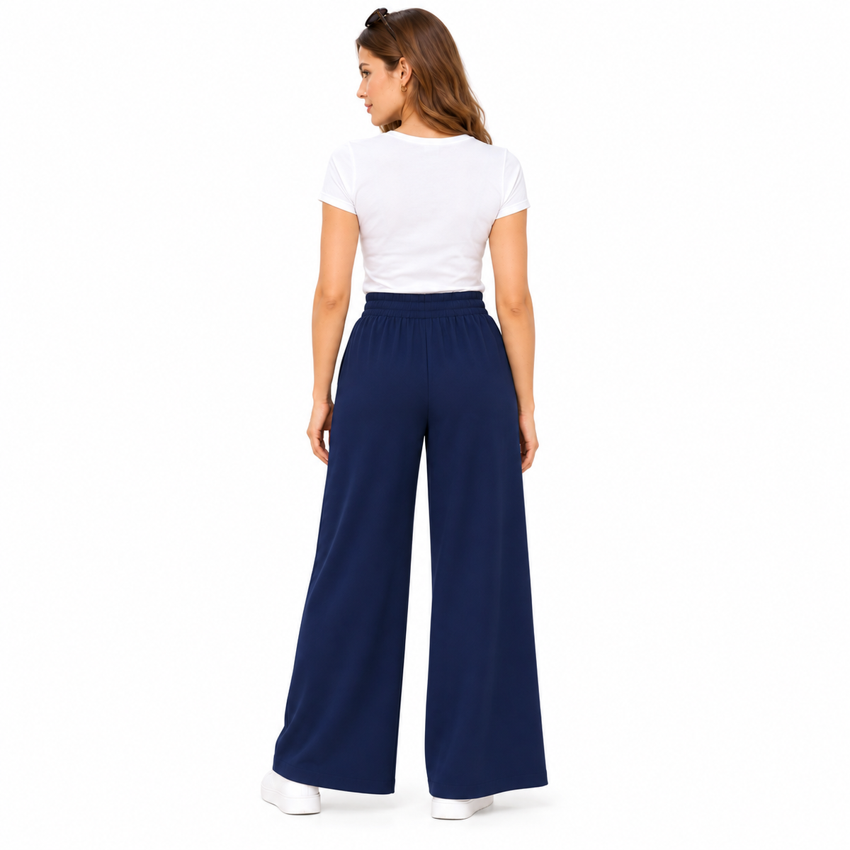 Plain Palazzo Trousers | 12 Colours