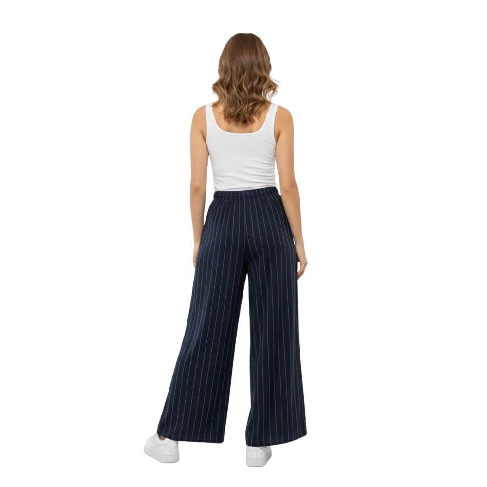 Striped Jersey Palazzo Trousers | 5 Colours
