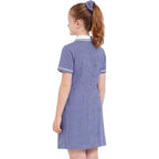 Girls Gingham Check Pleated Dress | 7 Colours