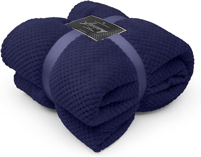 Popcorn Fleece Throws | 18 Colours