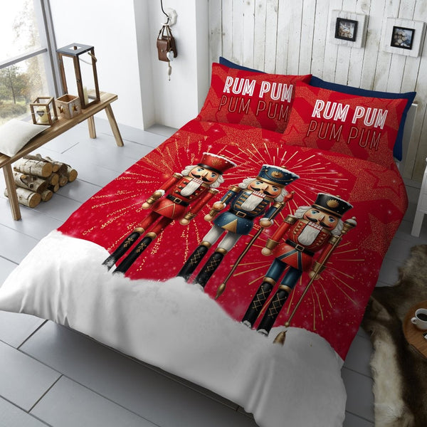 Nutcracker Printed Duvet Cover Set