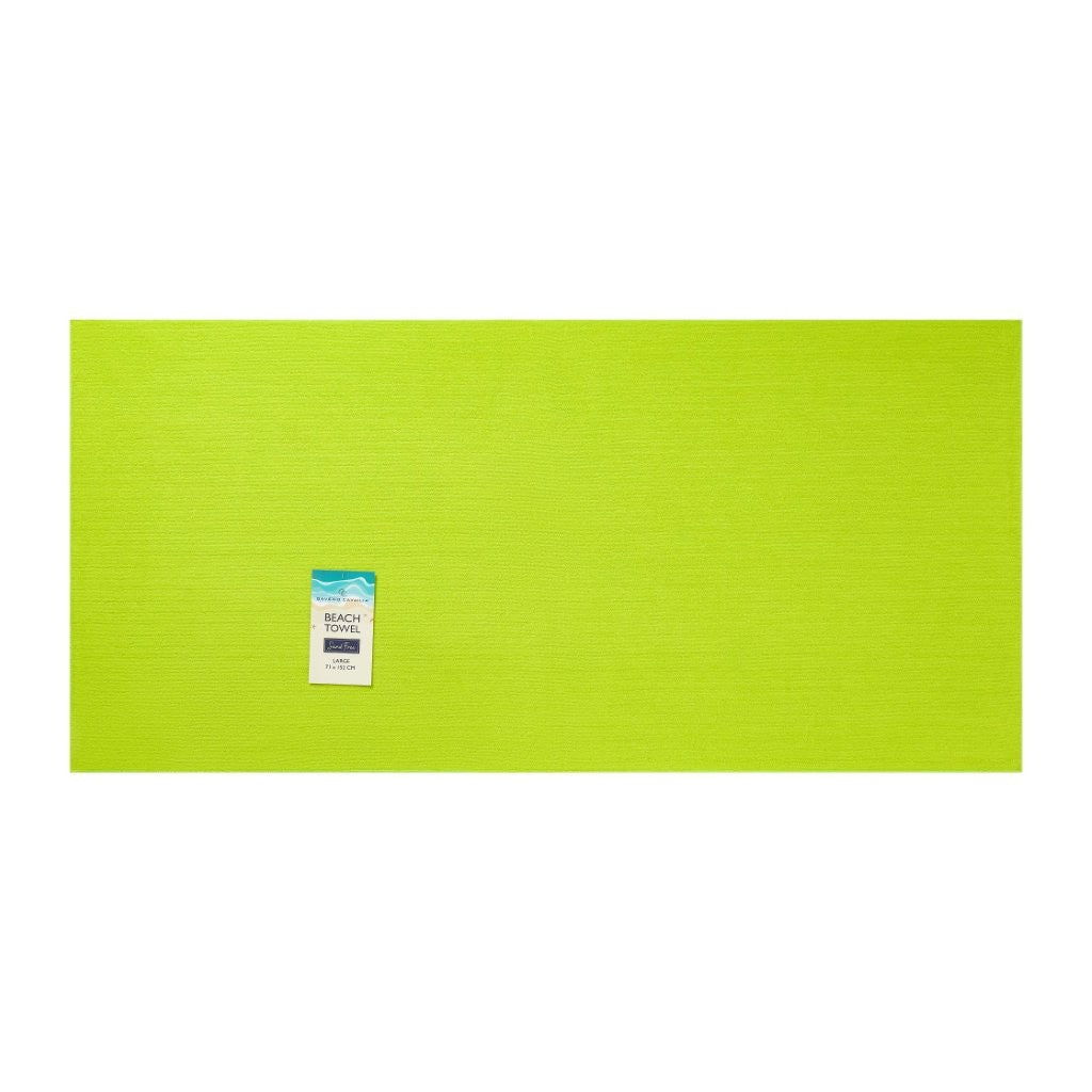 Solid Sand Free Beach Towel | 12 Colours | 152CM × 71CM