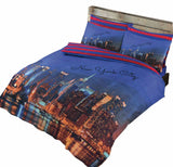 new york city 3D duvet covet set