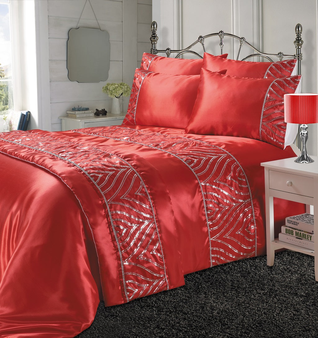 Shimmer Sequin Duvet Cover Set | 4 Colours