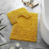 Zero Twist Non Slip Bath Mat Set  | 12 Colours Available