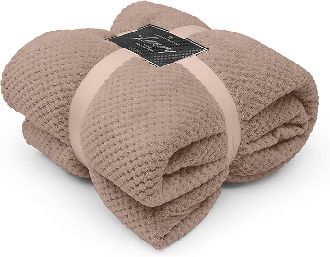 Popcorn Fleece Throws | 18 Colours