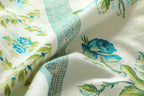 flannel olivia sheet set teal